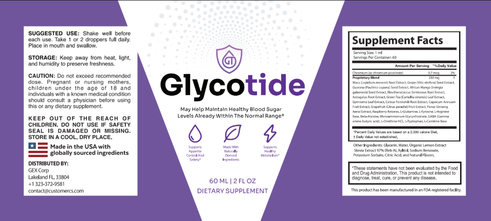 GlycoTide blood sugar official product